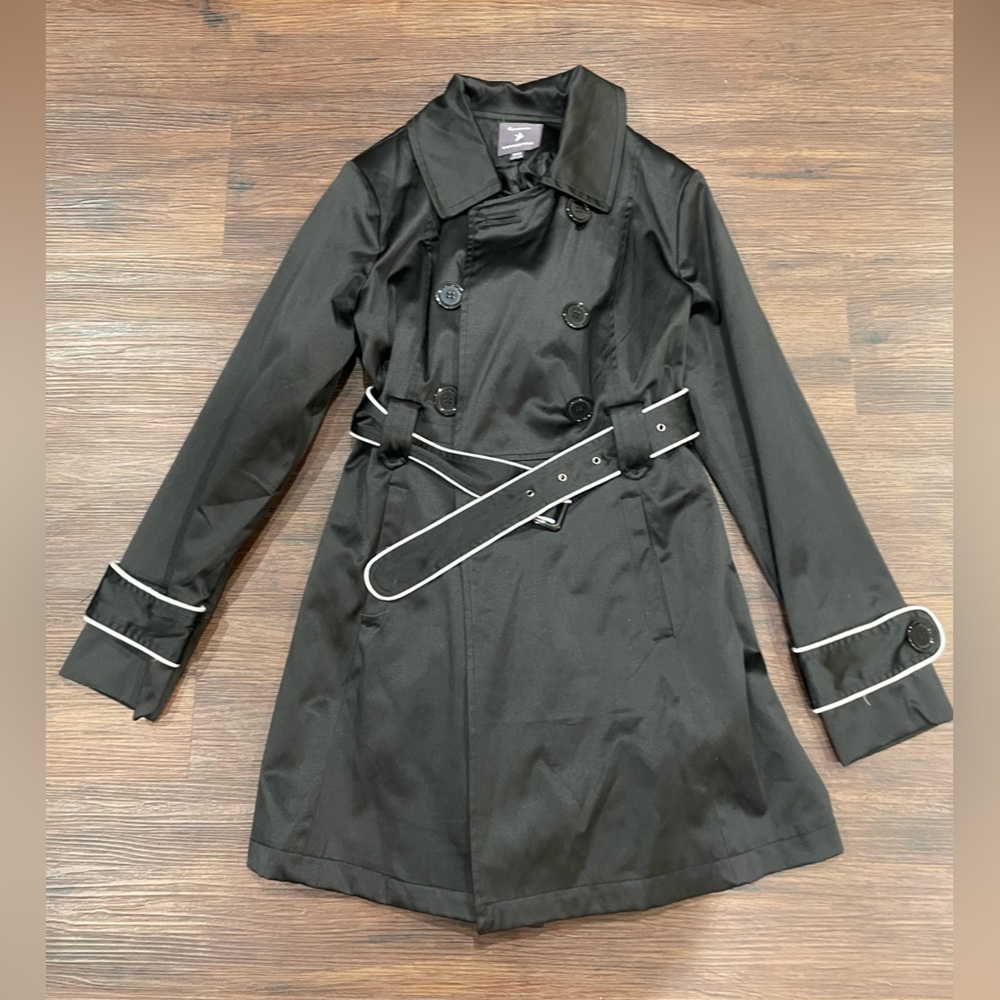 Black Satin Coat